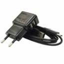 Adaptor USB dublu cu cablu Micro USB 5V/2A