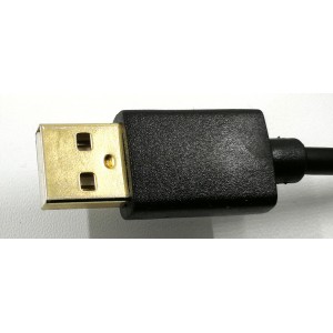 Cablu VOXLINK USB/microUSB de 1 m, negru