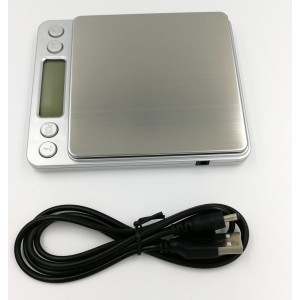 Cântar digital USB KL-i2000 până la 500g cu o precizie de 0,01g