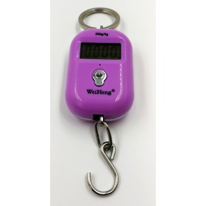 WH-A21 mini cântar digital suspendat până la 25 kg violet