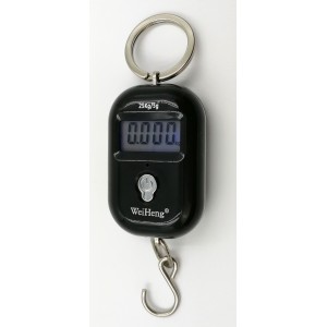 WH-A21 mini cântar digital suspendat până la 25 kg negru