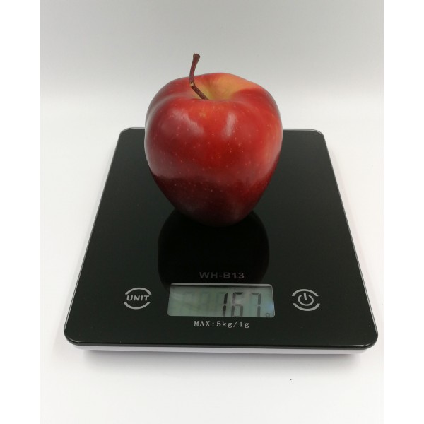 WH-B13 negru cântar digital de bucătărie până la 5 kg