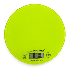 Esperanza EKS003G Cântar de bucătărie digital până la 5kg/1g verde