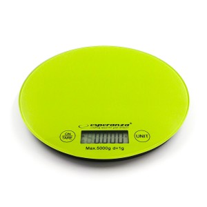 Esperanza EKS003G Cântar de bucătărie digital până la 5kg/1g verde