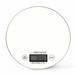 Esperanza EKS003W Cântar digital de bucătărie până la 5kg/1g alb