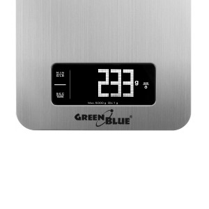 GreenBlue GB170 Cântar de bucătărie digital cu cronometru până la 5kg/1g