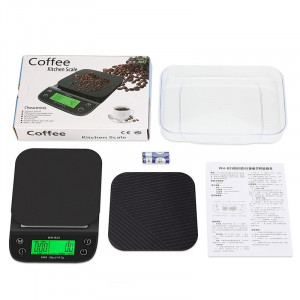 WH-B25 Cântar digital de cafea de bucătărie până la 3 kg / 0,1 g