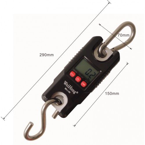 WH-C300 Cântar suspendat până la 300 kg/0,1 kg