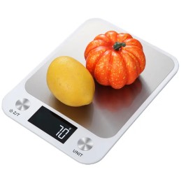 CX-2018 Cântar digital de bucătărie până la 5kg/1g alb