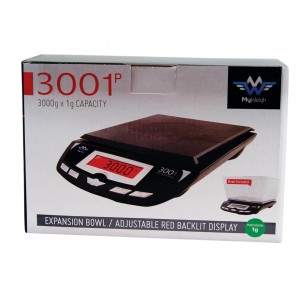 MyWeigh 3001P Black până la 3000g / 1g